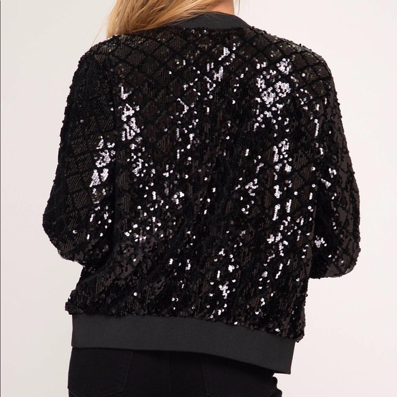 Sequins bomber jacket - Picture 5 of 6